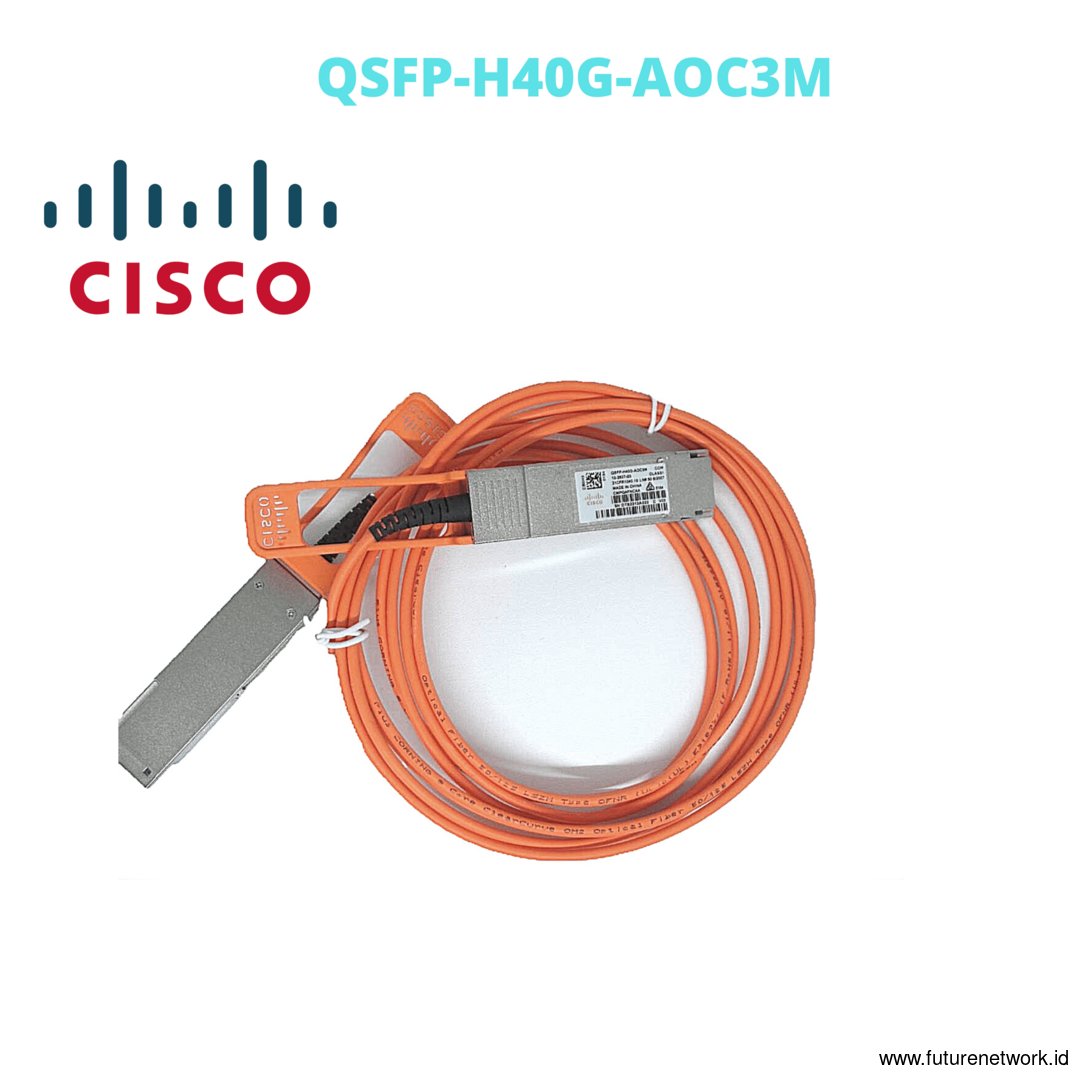 Kabel optik CISCO QSFP-H40G-AOC3M QSFP+