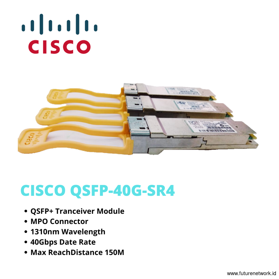 Modul CISCO QSFP-40G-SR4 QSFP+ Transceiver