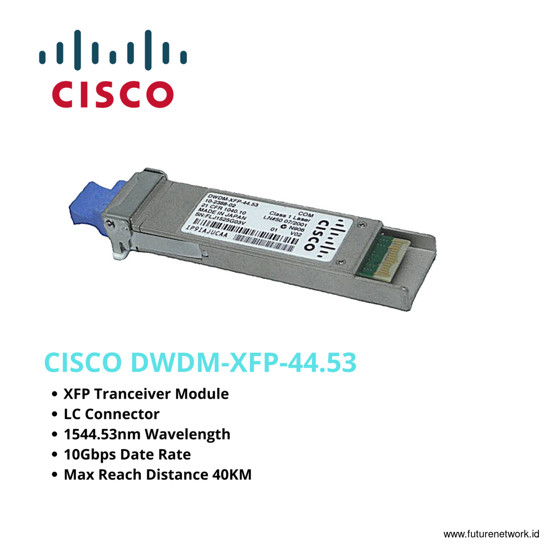 Modul CISCO DWDM-XFP-44,53 XFP Modul Transceiver